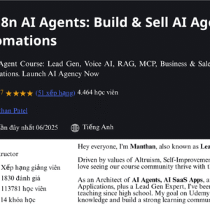 Khóa Học Master n8n AI Agent